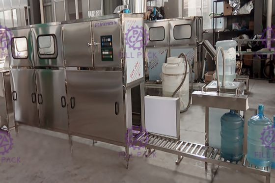 1개의 도로 120 BPH 5개 갤런 물 충전물 기계 협력 업체