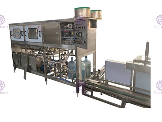 300bph 18.9l 5갤런 물 충전 기계 자동 PLC 제어 협력 업체