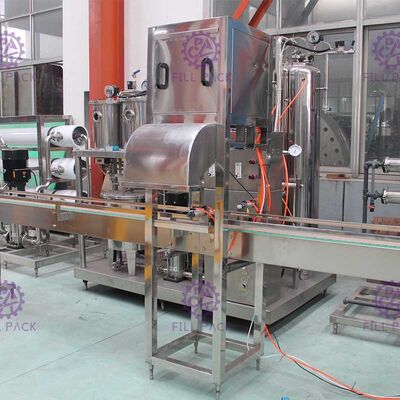 물넘이 여닫개와 600BPH 전자동 4개 라인 모노블록 갤런 충전기 협력 업체