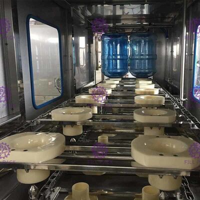 기계 PLC를 충전하는 300BPH 18.9l 5 갤런 물은 터치 스크린으로 통제합니다 협력 업체