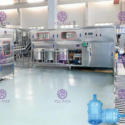 2개의 채우는 머리 수생 식물 19 리터 300 BPH 갤런 협력 업체