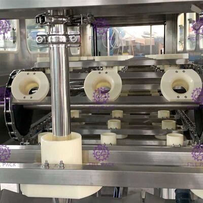 3개의 머리는 450BPH를 5개 갤런 병 충전물 기계 귀여워합니다 협력 업체