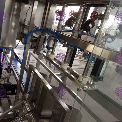 터치스크린 3 도로 450BPH 단지 물 충전물 기계 협력 업체