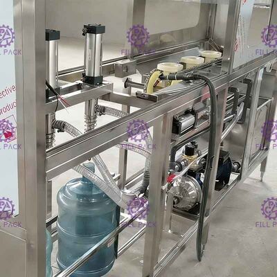 완전 자동 100 Bph 큰 배럴 18.9l 갤런 충전물 기계를 완료하십시오 협력 업체