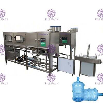 QGF-100 자동 120 Bph 5갤런 병입 라인 / 기계 / 시스템 협력 업체