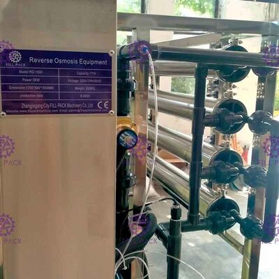 FRP는 전 500LPH 역삼투 물 처리 기계를 거릅니다 협력 업체