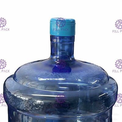 주문을 받아서 만들어진 상표를 가진 한 조각 순수한 물 물통 55mm Pe 갤런 병 마개 협력 업체