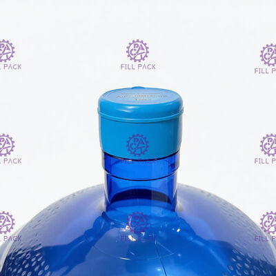 주문을 받아서 만들어진 상표를 가진 한 조각 순수한 물 물통 55mm Pe 갤런 병 마개 협력 업체