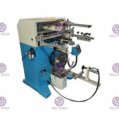 20l 병을 위한 병 라벨러 광전기 탐지를 출력하는 세미오토 회전식 실크 스크린 협력 업체