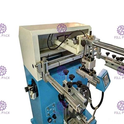 20l 병을 위한 병 라벨러 광전기 탐지를 출력하는 세미오토 회전식 실크 스크린 협력 업체