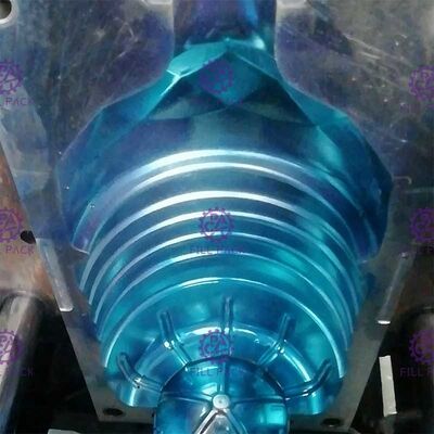 PET 플라스틱 3 갤런 보틀 블로우 성형 장치 20 더 밝혀진 세미 오토매틱 협력 업체