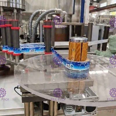 플라스틱 병 물 공장을 위한 회전식 오프 병 라벨러 열 접착제 용해 라벨태그기계 장비 라벨 애플리케이터 협력 업체