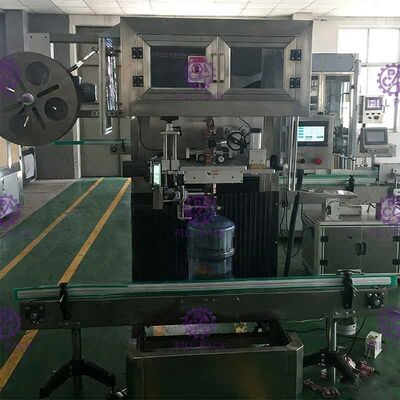 인간 기계 스크린 플라스틱 배럴 PVC 병 라벨 붙이는 사람 협력 업체