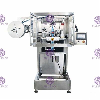 Panasonic AC 모터 목 소매 둥근 병 라벨 붙이는 사람 협력 업체