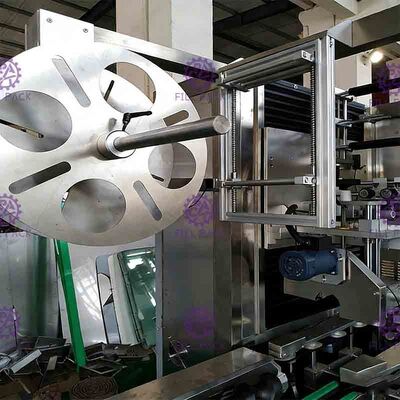 Panasonic AC 모터 목 소매 둥근 병 라벨 붙이는 사람 협력 업체