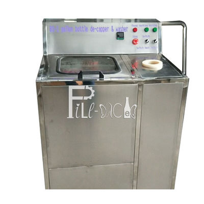 1개의 Decapping 역 SS304 5개 갤런 병 세탁기 협력 업체