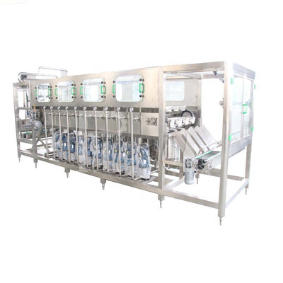 통합된 450BPH 20L 5 갤런 물 충전물 Plc 관리 협력 업체
