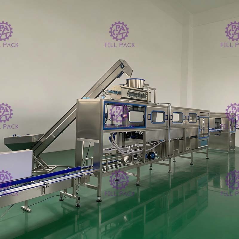 5개 갤런 배럴 물 충전물 기계 협력 업체