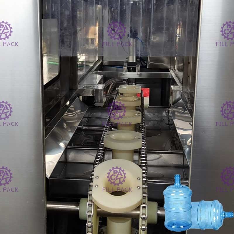 Sus 304 5 갤런 물 충전물 기계 뜨거운 알칼리성 물 세척 협력 업체