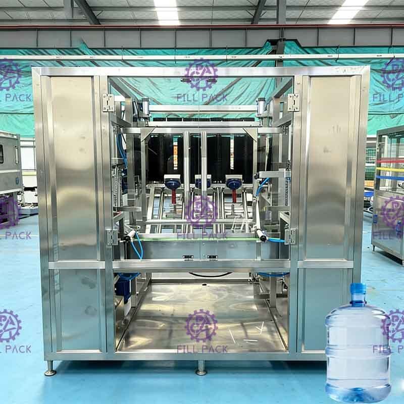 450BPH 산업용 18.9L 병 세척기 식수 생산 협력 업체