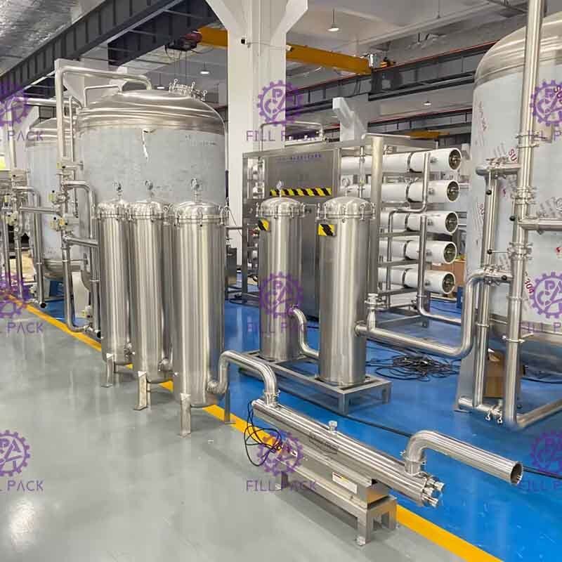 수신 전용 물 필터 공장 기계를 마시는 녹슬지 않는 철강 304 20tph 시추공 협력 업체