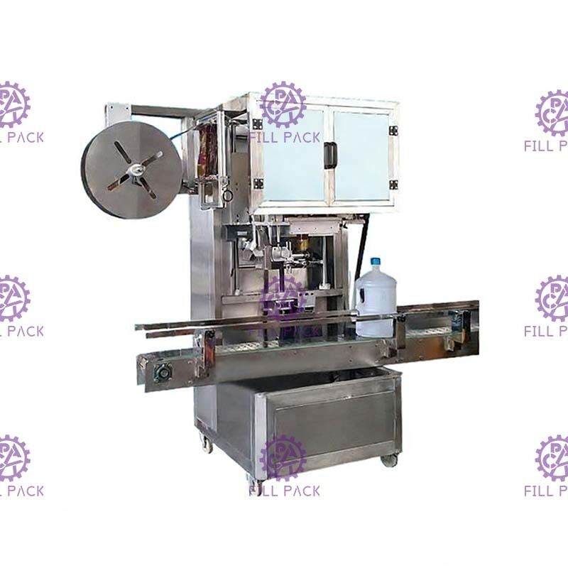 전기 1명의 맨 위 모자 소매 둥근 병 라벨 붙이는 사람 협력 업체