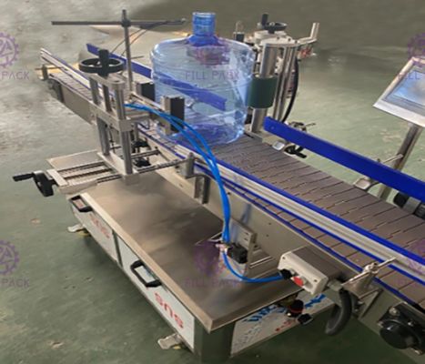 맞춤화된 자동  1200BPH 5 갤런 보틀 라벨러 PLC 제어