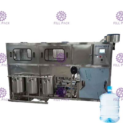300bph 18.9l 5갤런 물 충전 기계 자동 PLC 제어